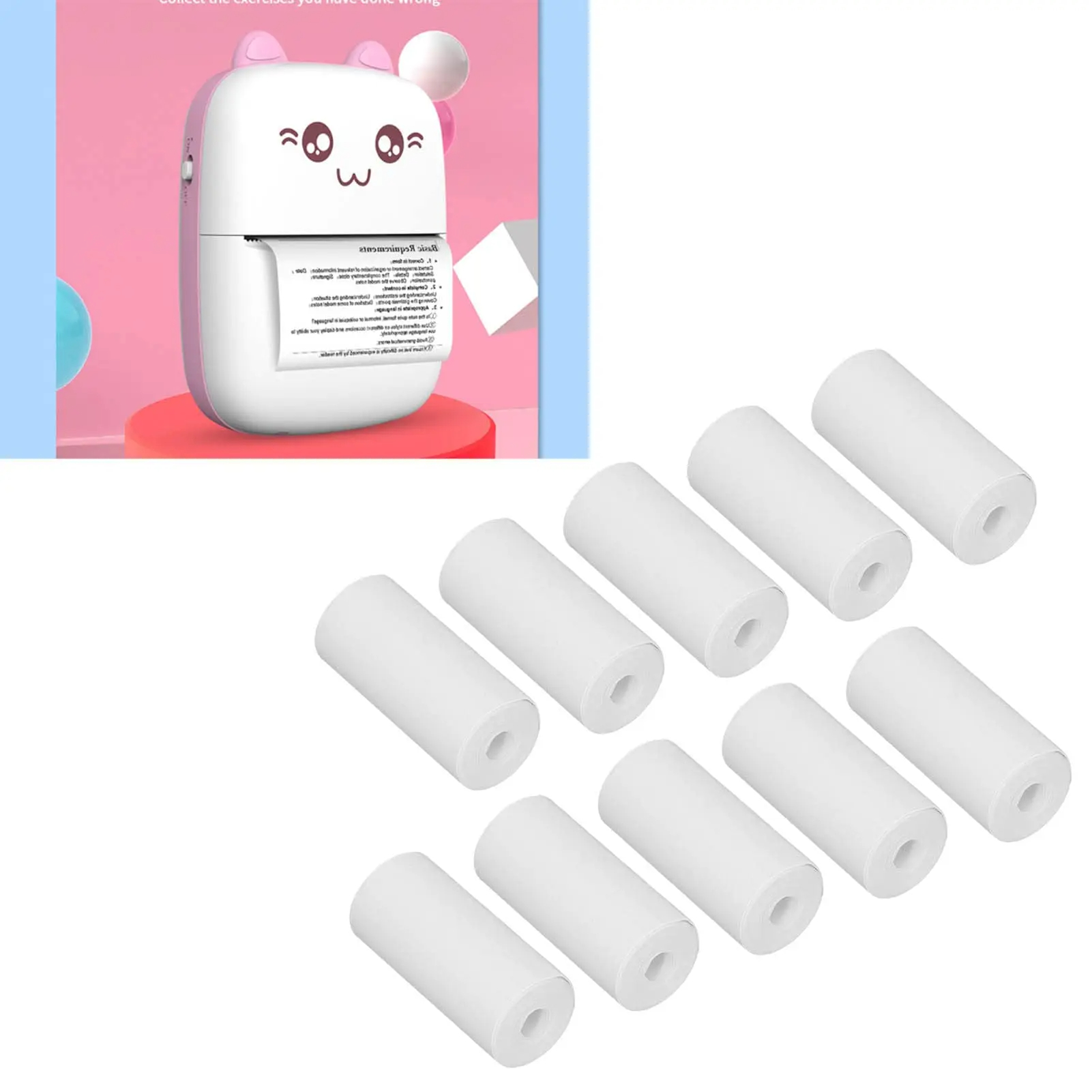 10Pcs Mini Printer Paper, 57 x - Mini Pocket Thermal Printer Paper Roll review and price