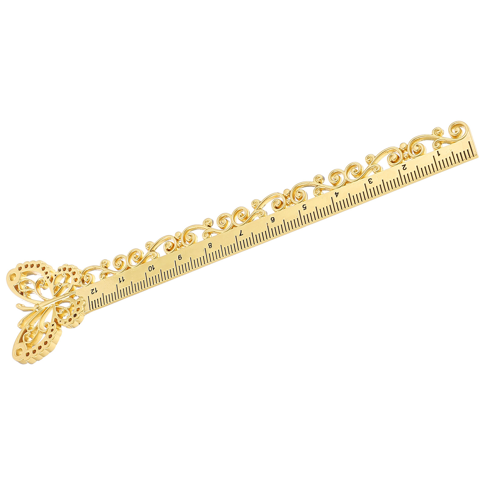 Alloy Bookmark Ruler Hollow Me - Stationery Books review and price