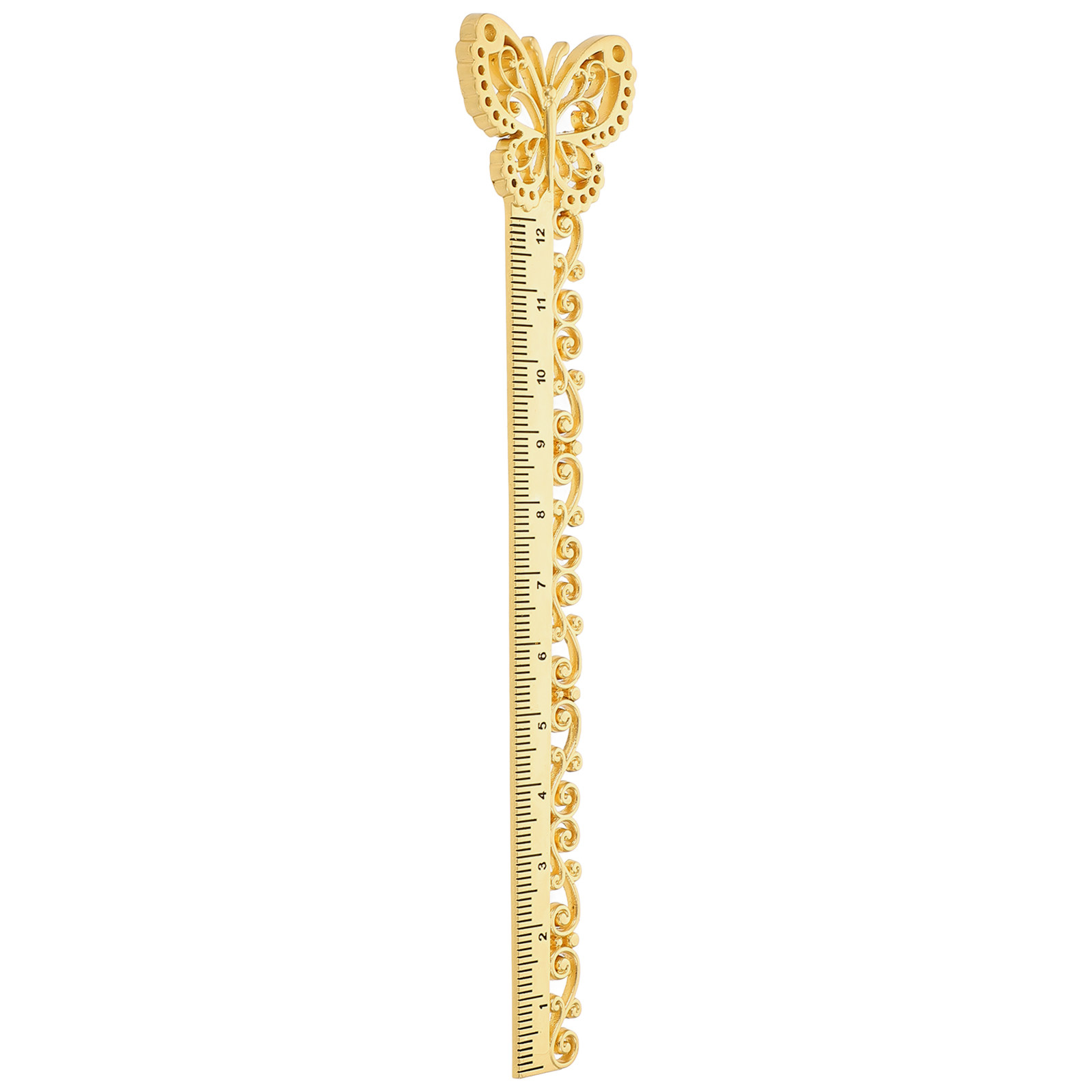 Alloy Bookmark Ruler Hollow Me - Stationery Books review and price