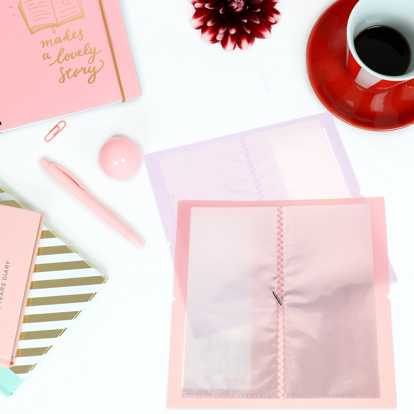 2Pcs Clear Storage Album Stick - Stationery Books review and price