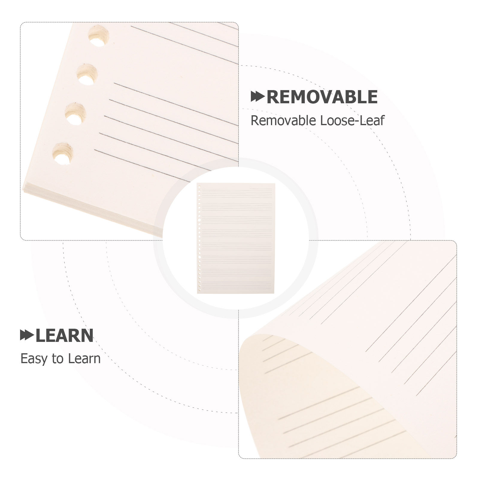 3Pcs Compact Detachable Staff  - Blank Sheet Music Notebook review and price