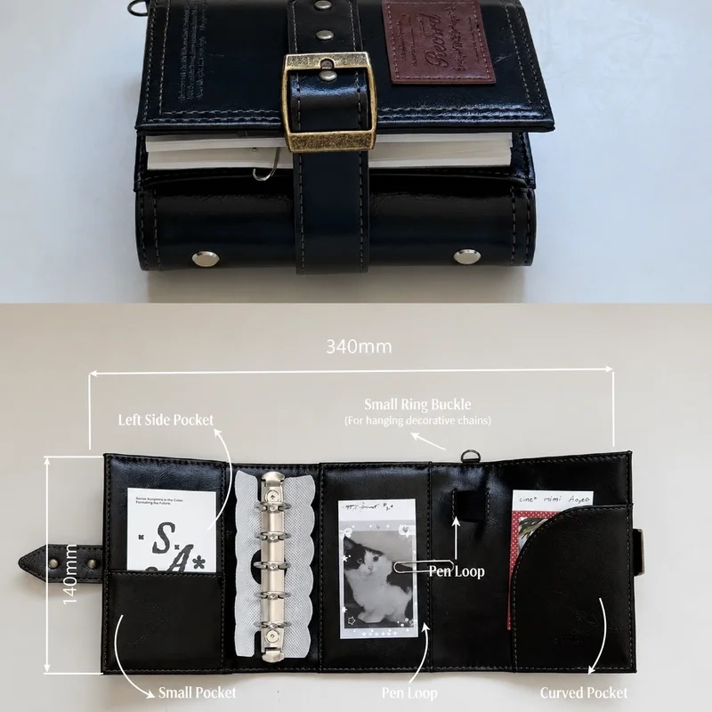 M5 Tri-Fold Leather Vintage Jo - Vintage Leather Journal Notebook review and price