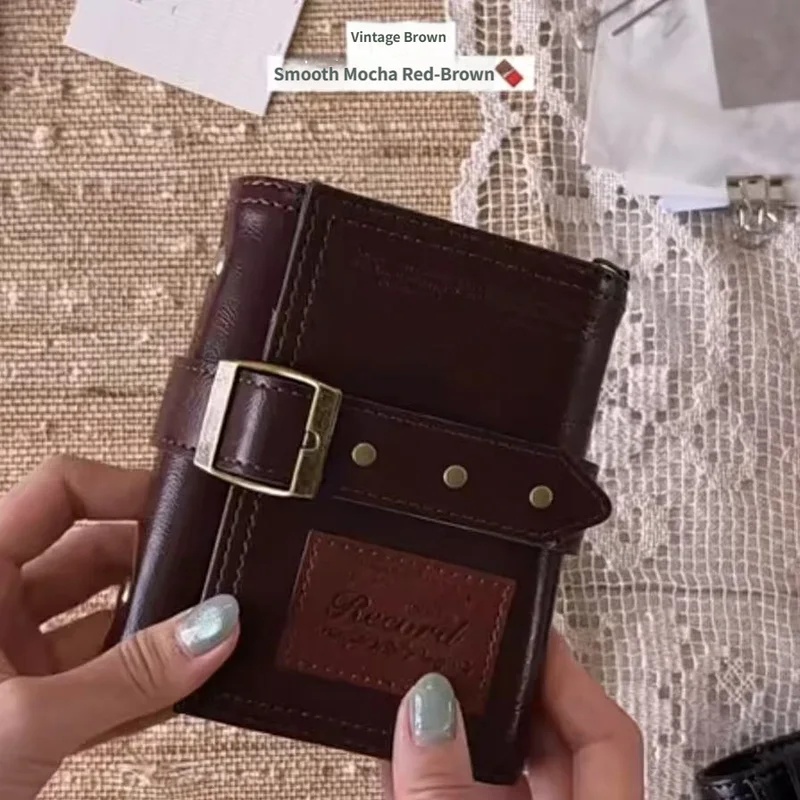 M5 Tri-Fold Leather Vintage Jo - Vintage Leather Journal Notebook review and price