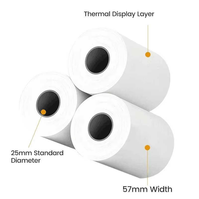 Thermal Printing Paper 57mm Wi - Mini Pocket Thermal Printer Paper Roll review and price