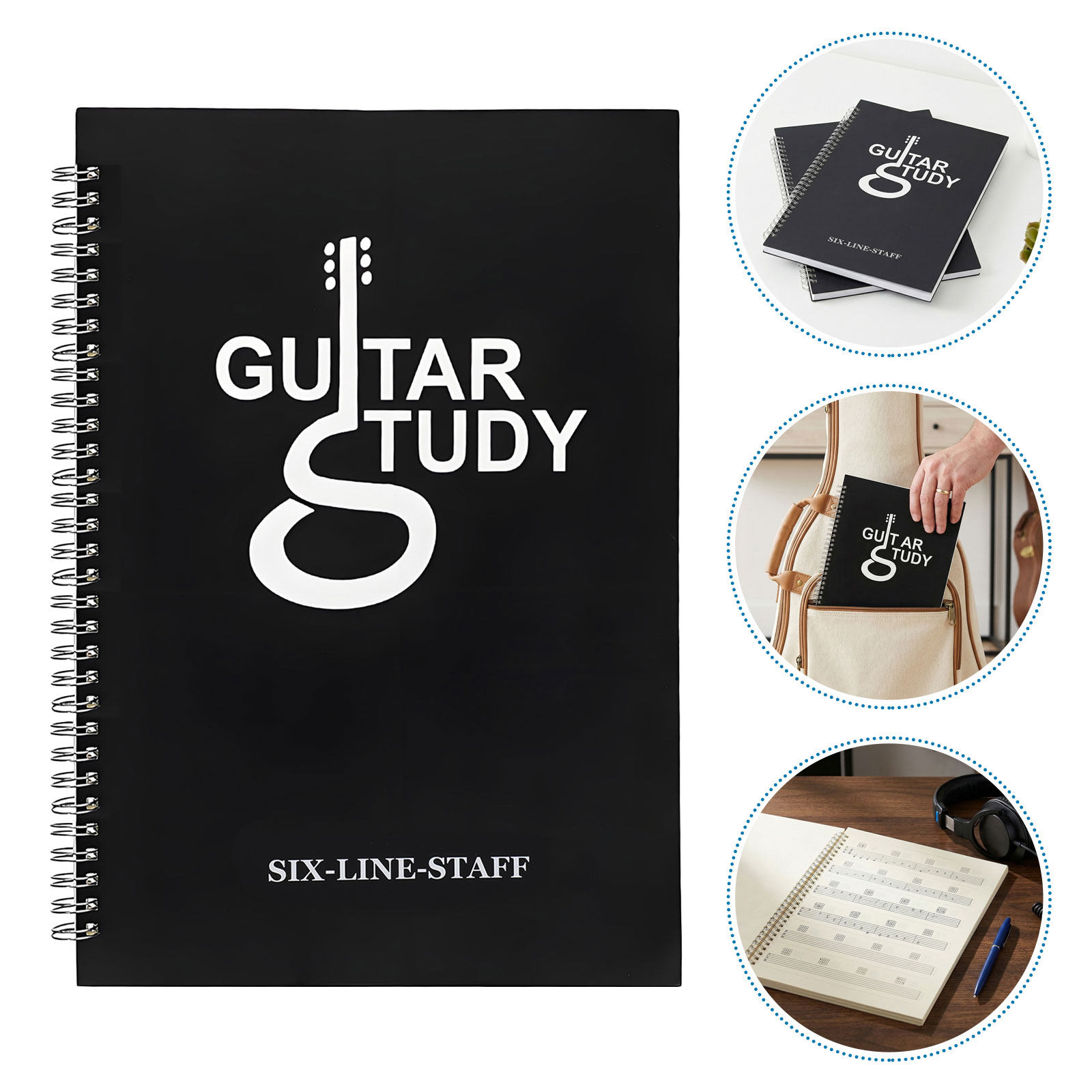 2Pcs 6 String Guitar Tablature - Blank Sheet Music Notebook review and price