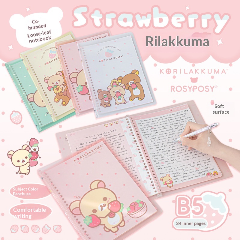 Rosyposy Korilakkuma Strawberr - Blank Sheet Music Notebook review and price