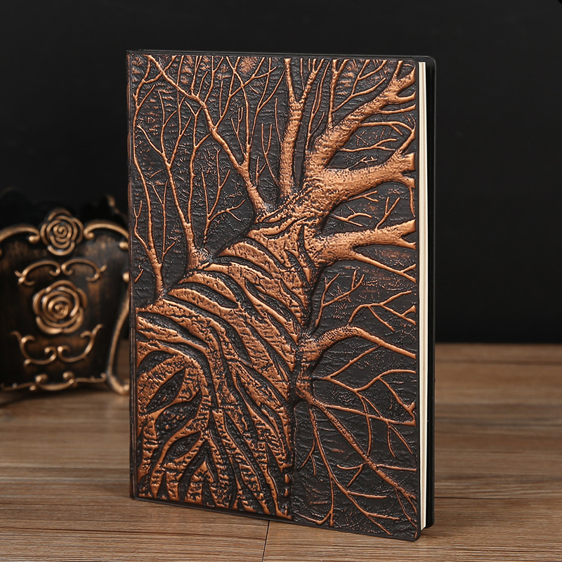 Vintage Big Tree PU Leather No - Vintage Leather Journal Notebook review and price