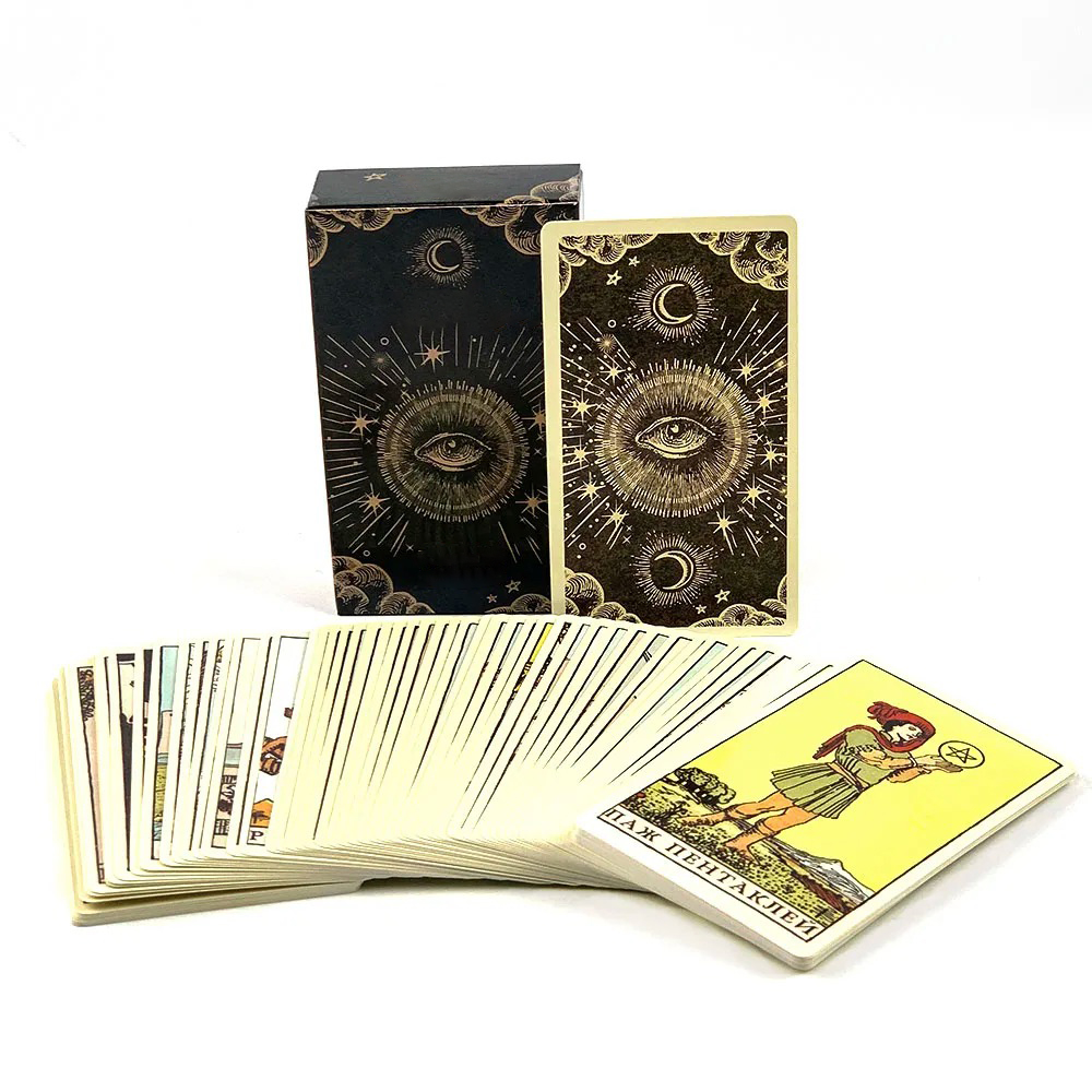 Russian Edition Tarot Cards Fa - Tarot Deck With Guidebook review and price